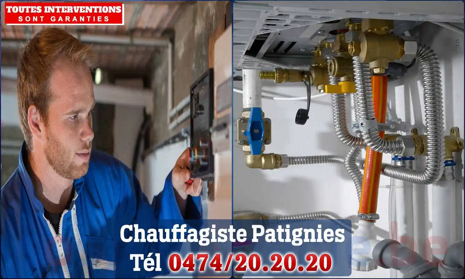 Chauffagiste agréé à Patignies 5575