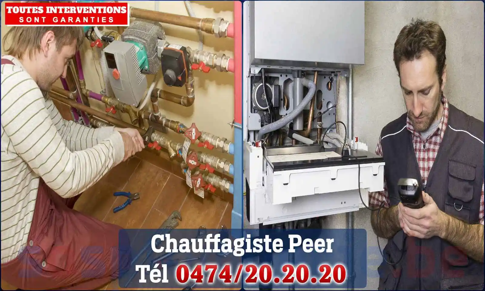 Chauffagiste agréé à Peer 3990