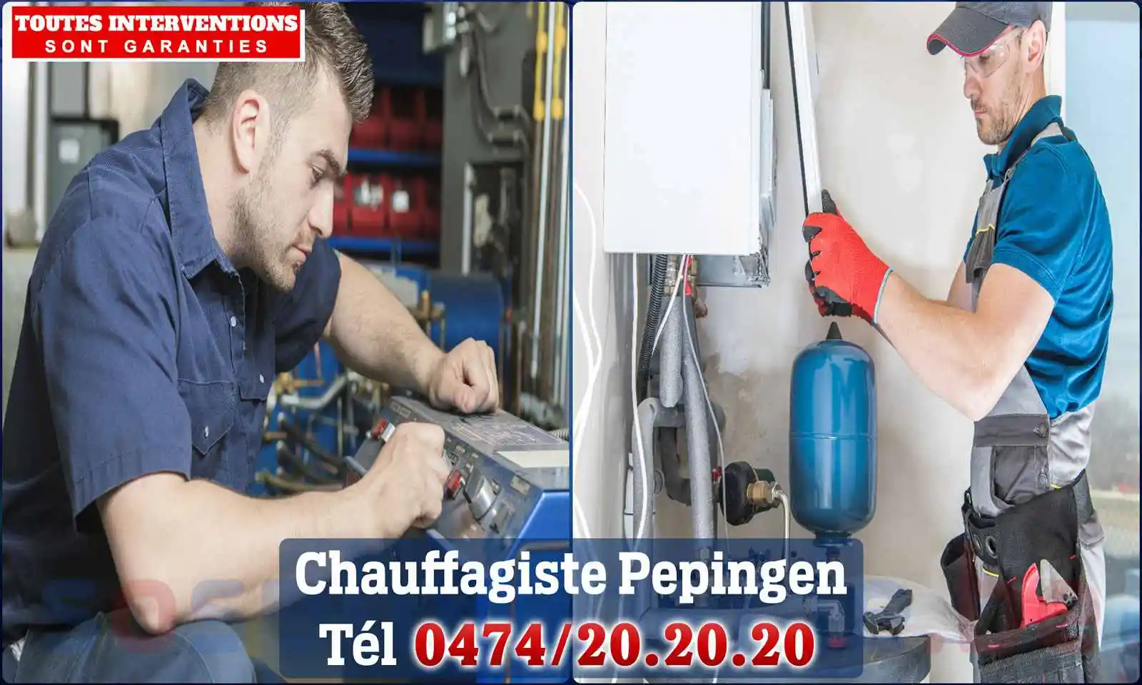 Chauffagiste agréé à Pepingen 1670