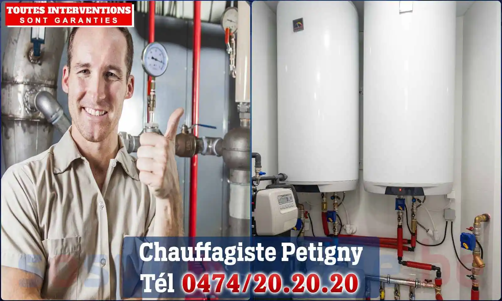 Chauffagiste agréé à Petigny 5660