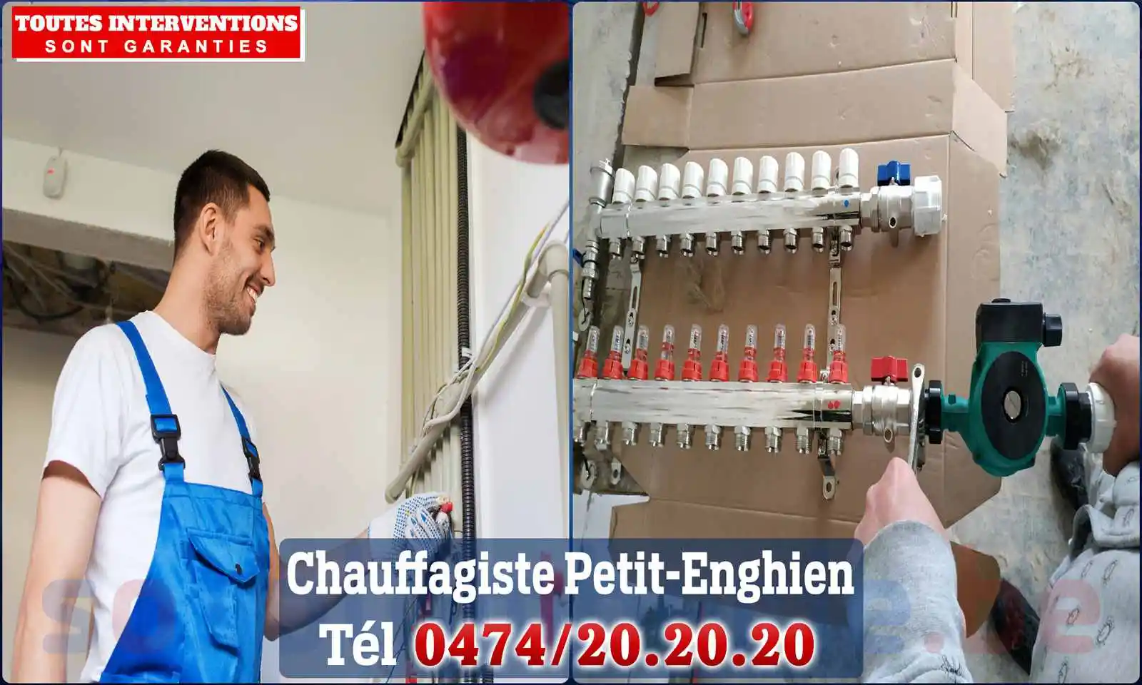 Chauffagiste agréé à Petit-Enghien 7850