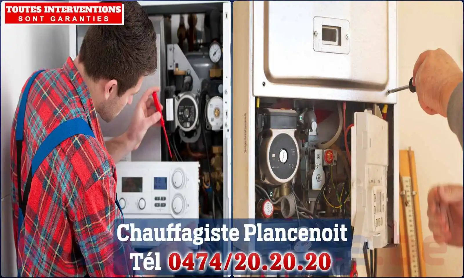 Chauffagiste agréé à Plancenoit 1380