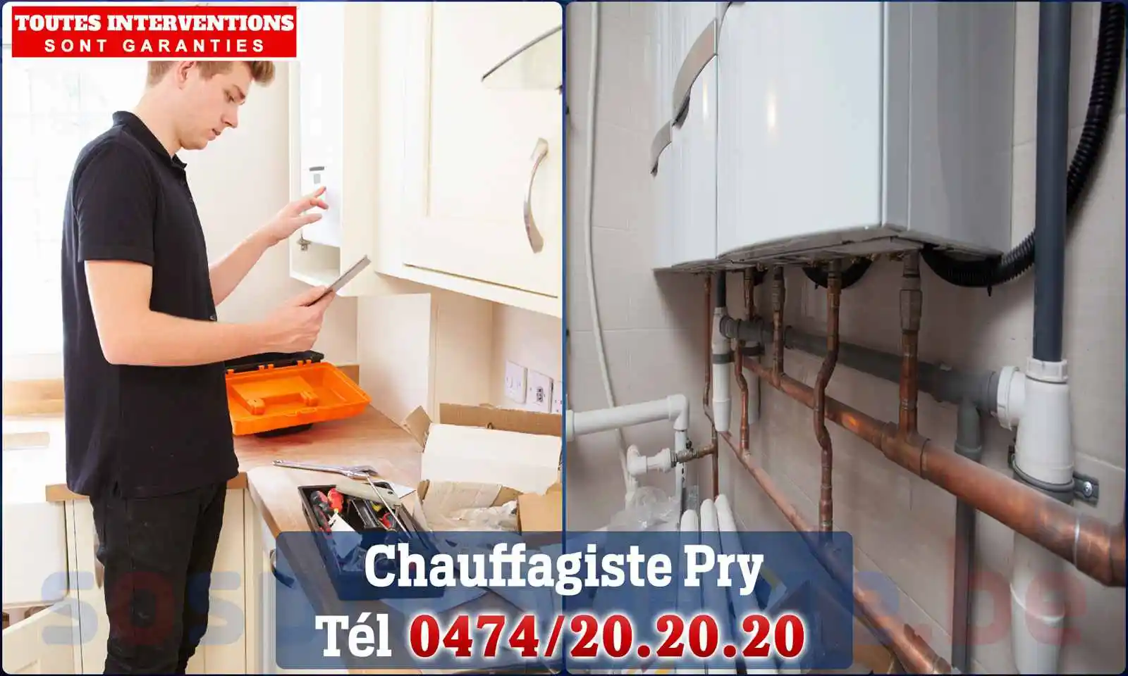 Chauffagiste agréé à Pry 5650