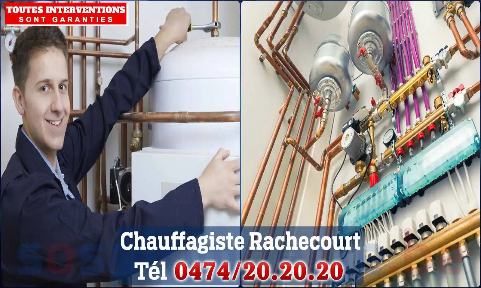 Chauffagiste agréé à Rachecourt 6792