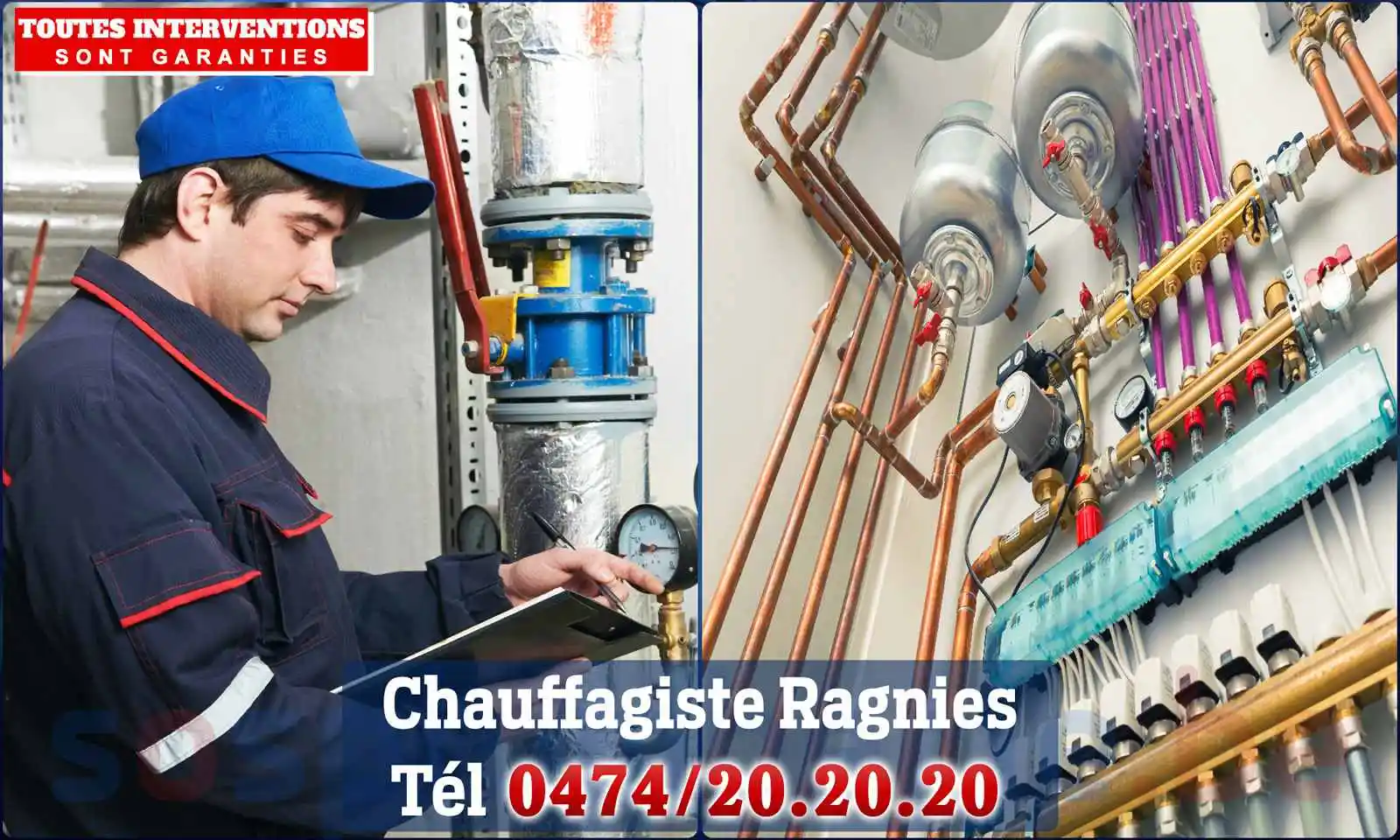Chauffagiste agréé à Ragnies 6532