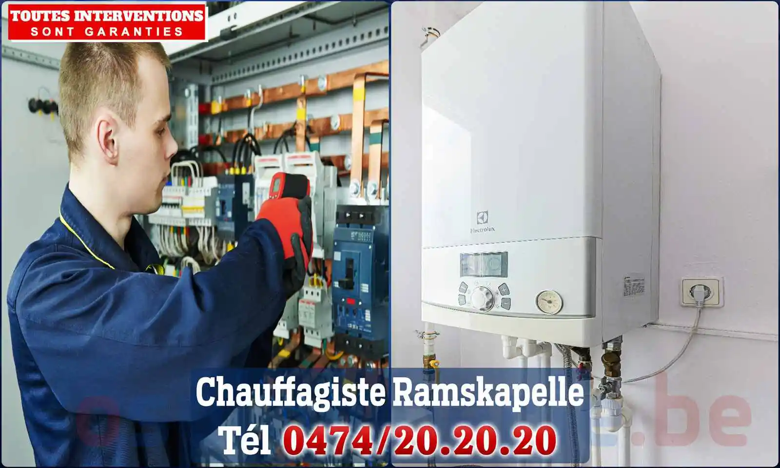 Chauffagiste agréé à Ramskapelle 8301