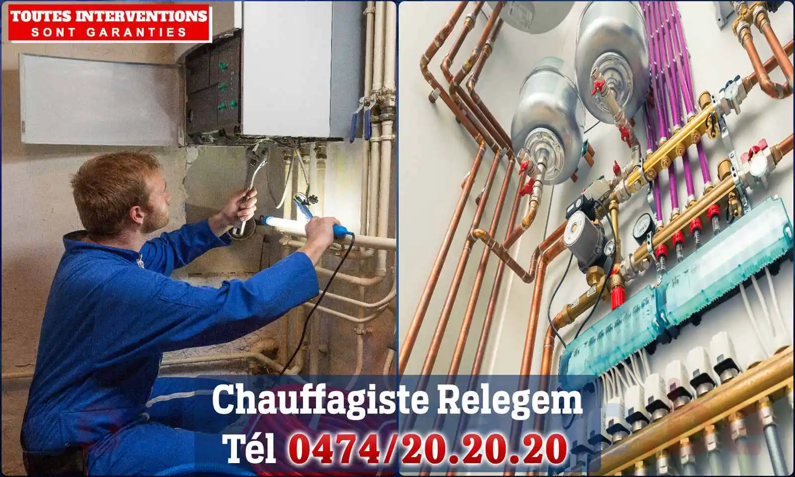 Chauffagiste agréé à Relegem 1731