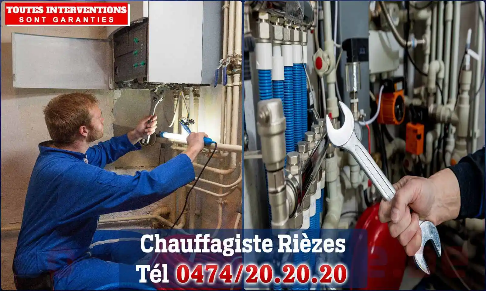 Chauffagiste agréé à Rièzes 6460