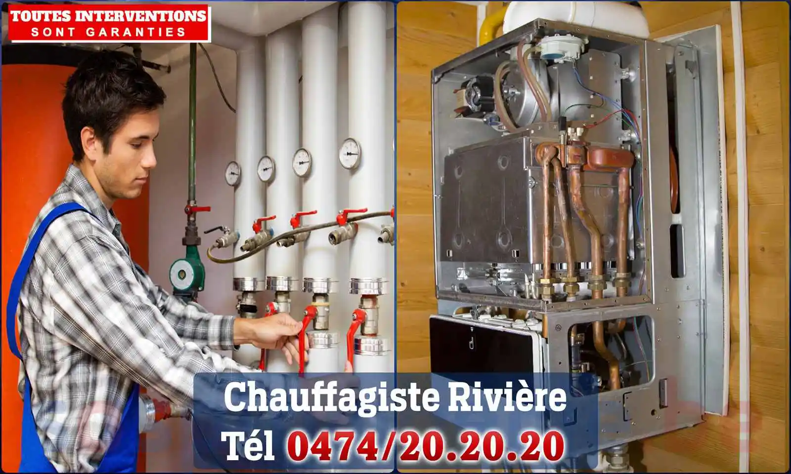 Chauffagiste agréé à Rivière 5170