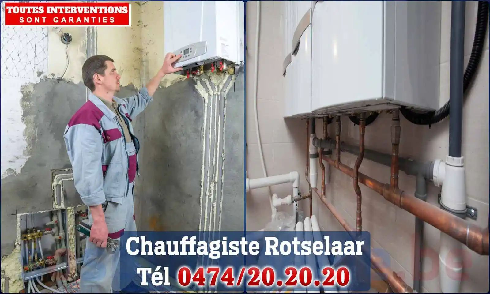 Chauffagiste agréé à Rotselaar 3110