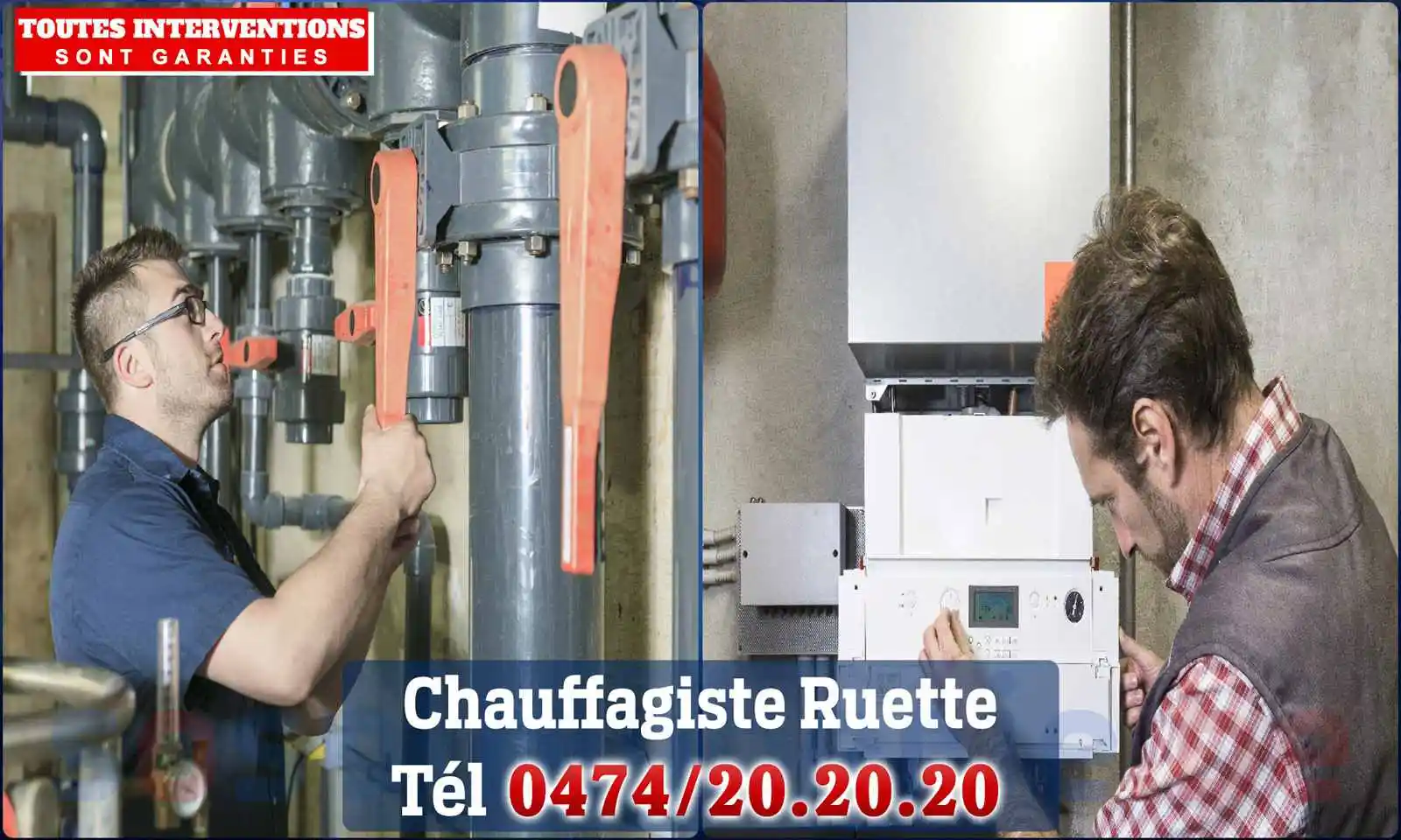 Chauffagiste agréé à Ruette 6760