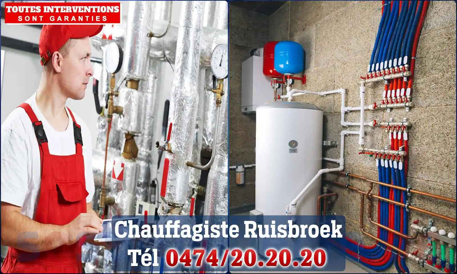 Chauffagiste agréé à Ruisbroek 1601