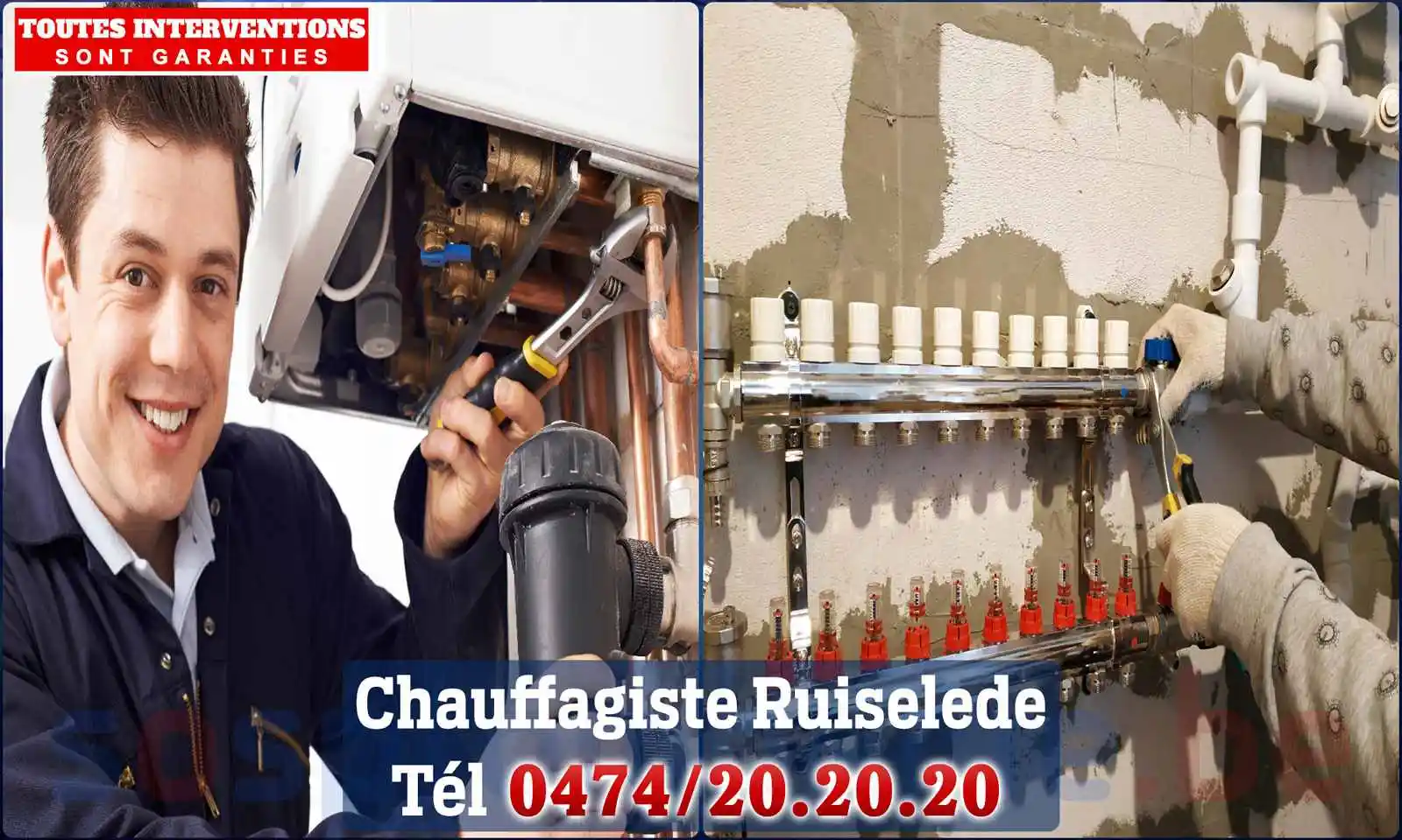 Chauffagiste agréé à Ruiselede 8755