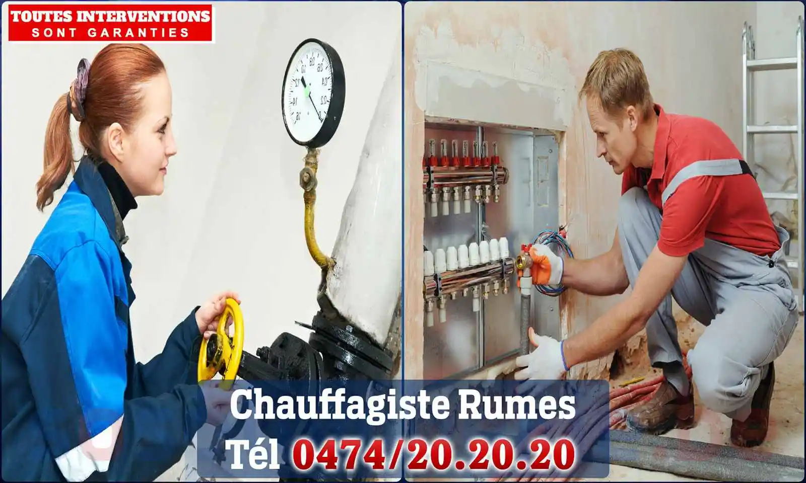Chauffagiste agréé à Rumes 7610
