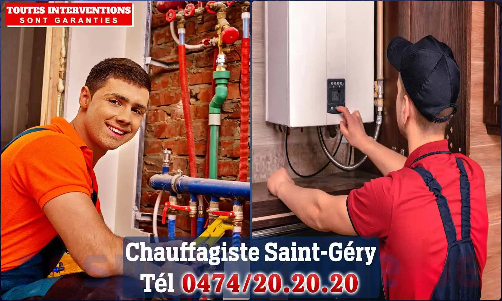 Chauffagiste agréé à Saint-Géry 1450