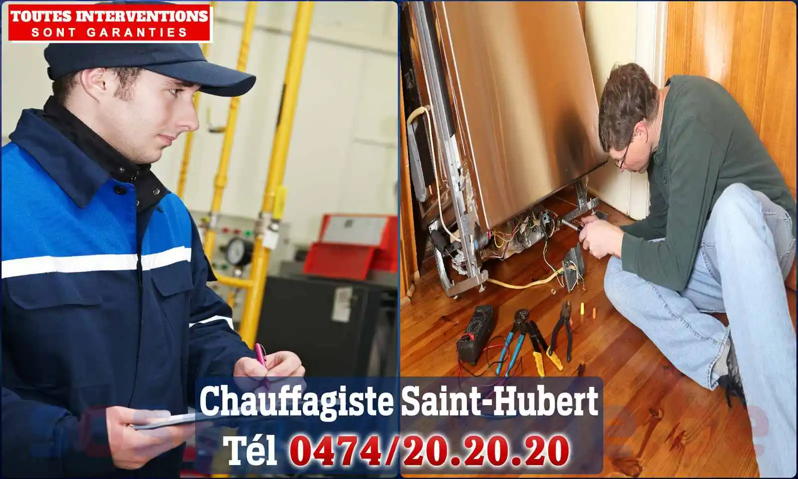 Chauffagiste agréé à Saint-Hubert 6870