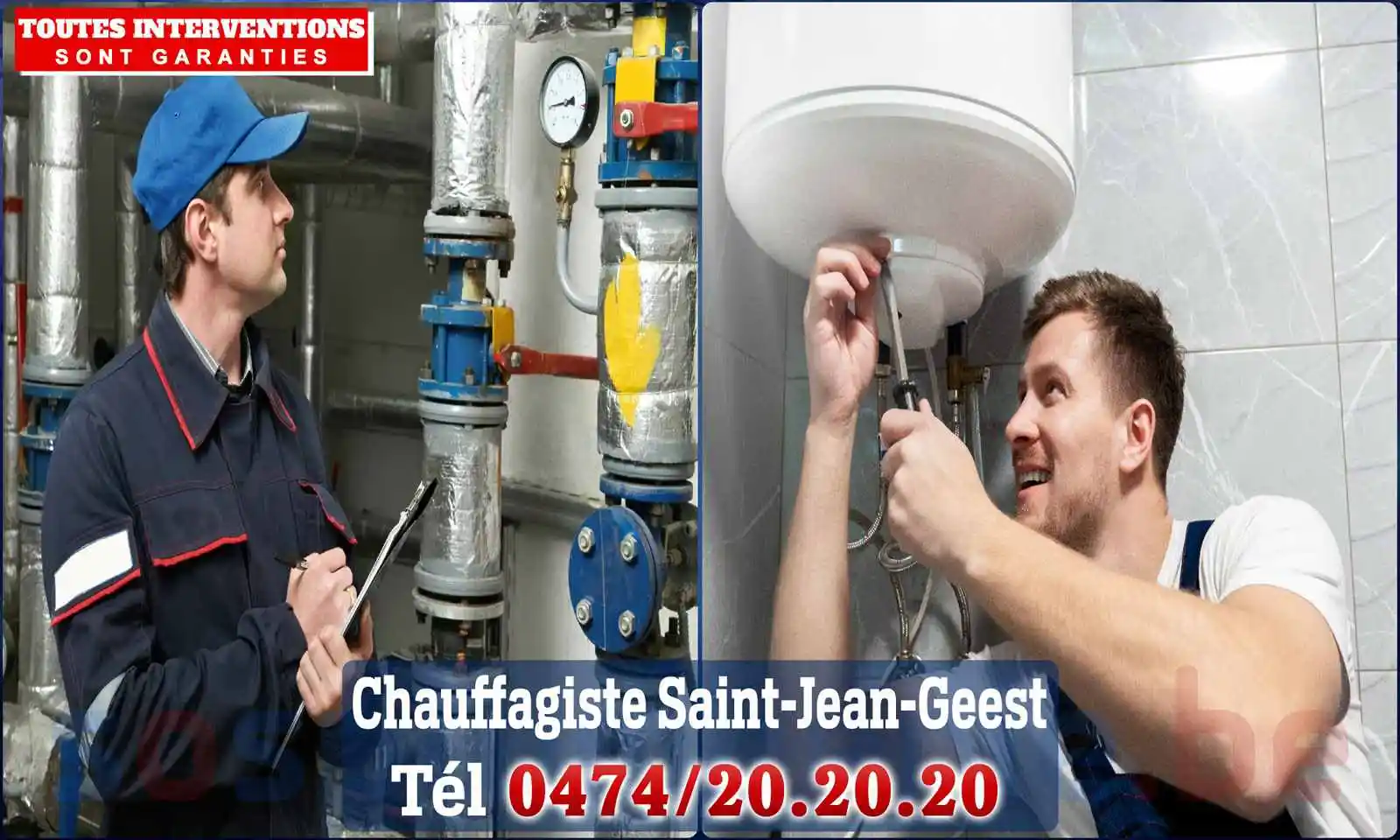 Chauffagiste agréé à Saint-Jean-Geest 1370