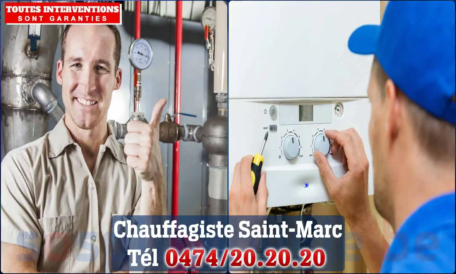 Chauffagiste agréé à Saint-Marc 5003