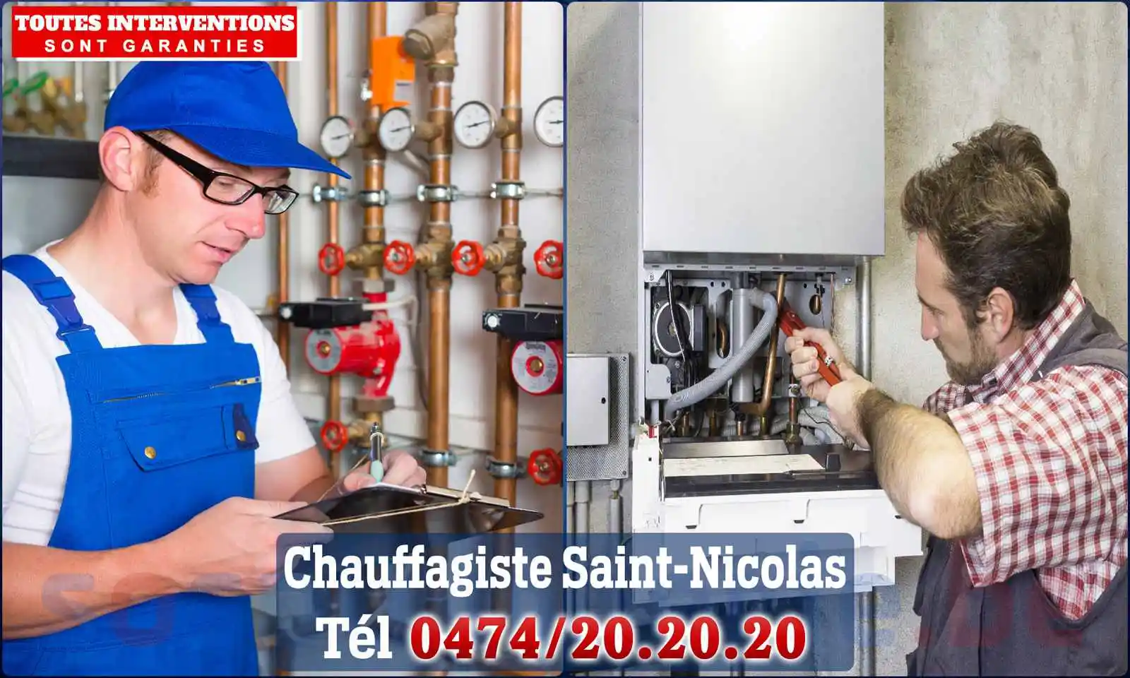 Chauffagiste agréé à Saint-Nicolas 4420