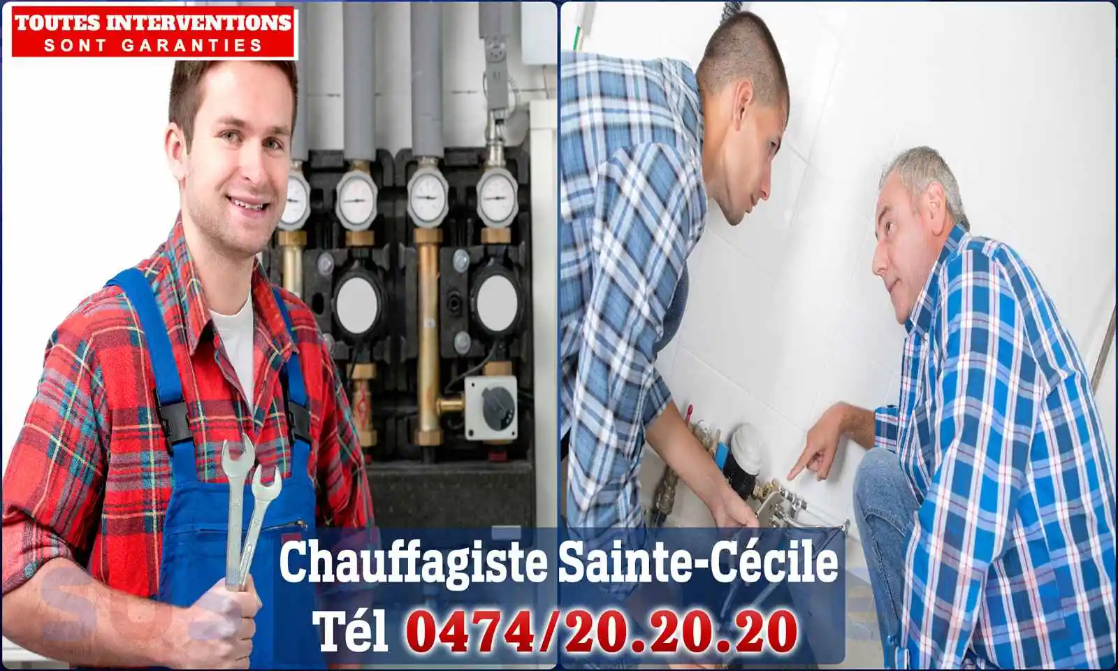 Chauffagiste agréé à Sainte-Cécile 6820