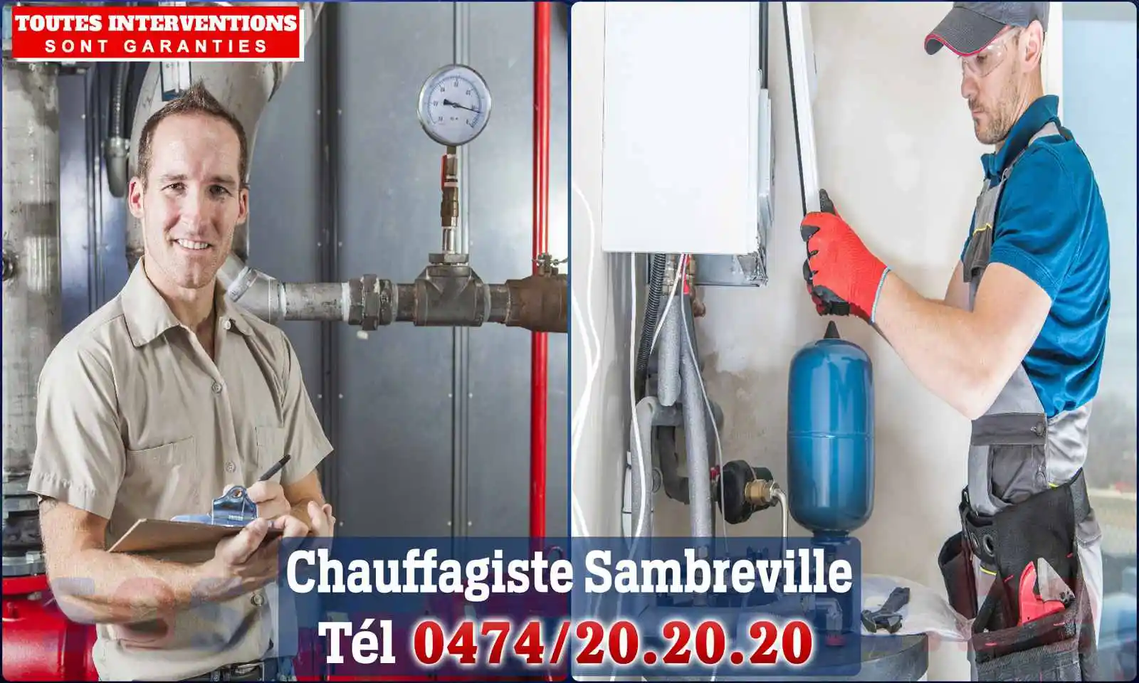 Chauffagiste agréé à Sambreville 5060