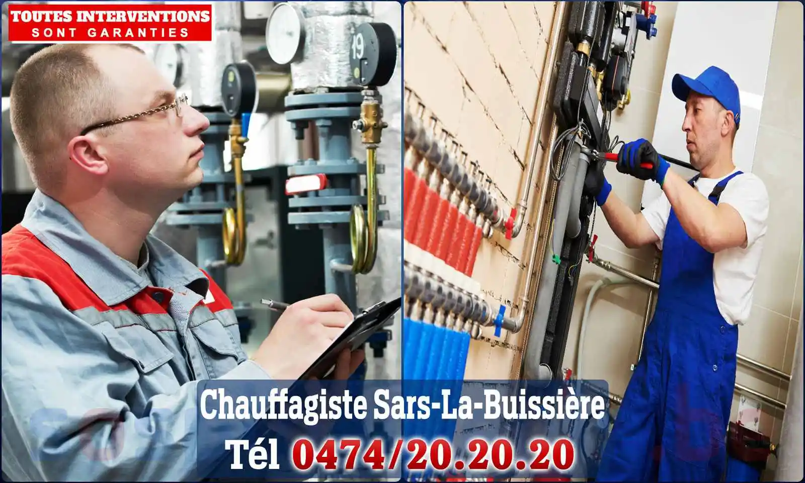 Chauffagiste agréé à Sars-la-Buissière 6542