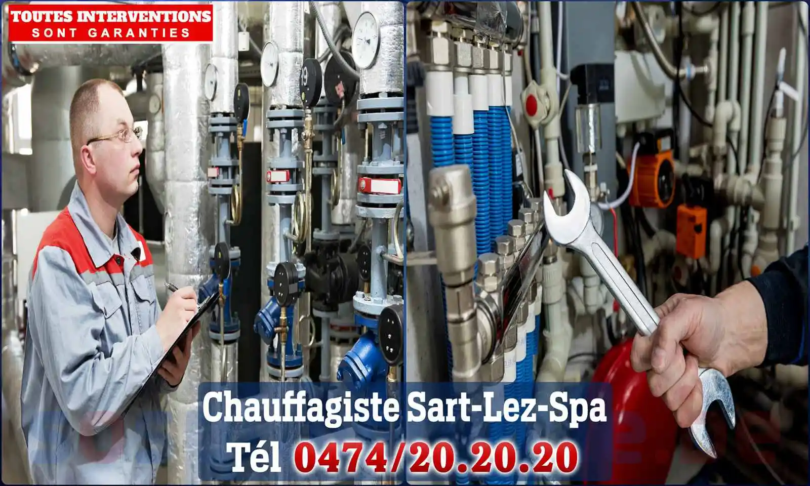 Chauffagiste agréé à Sart-lez-Spa 4845