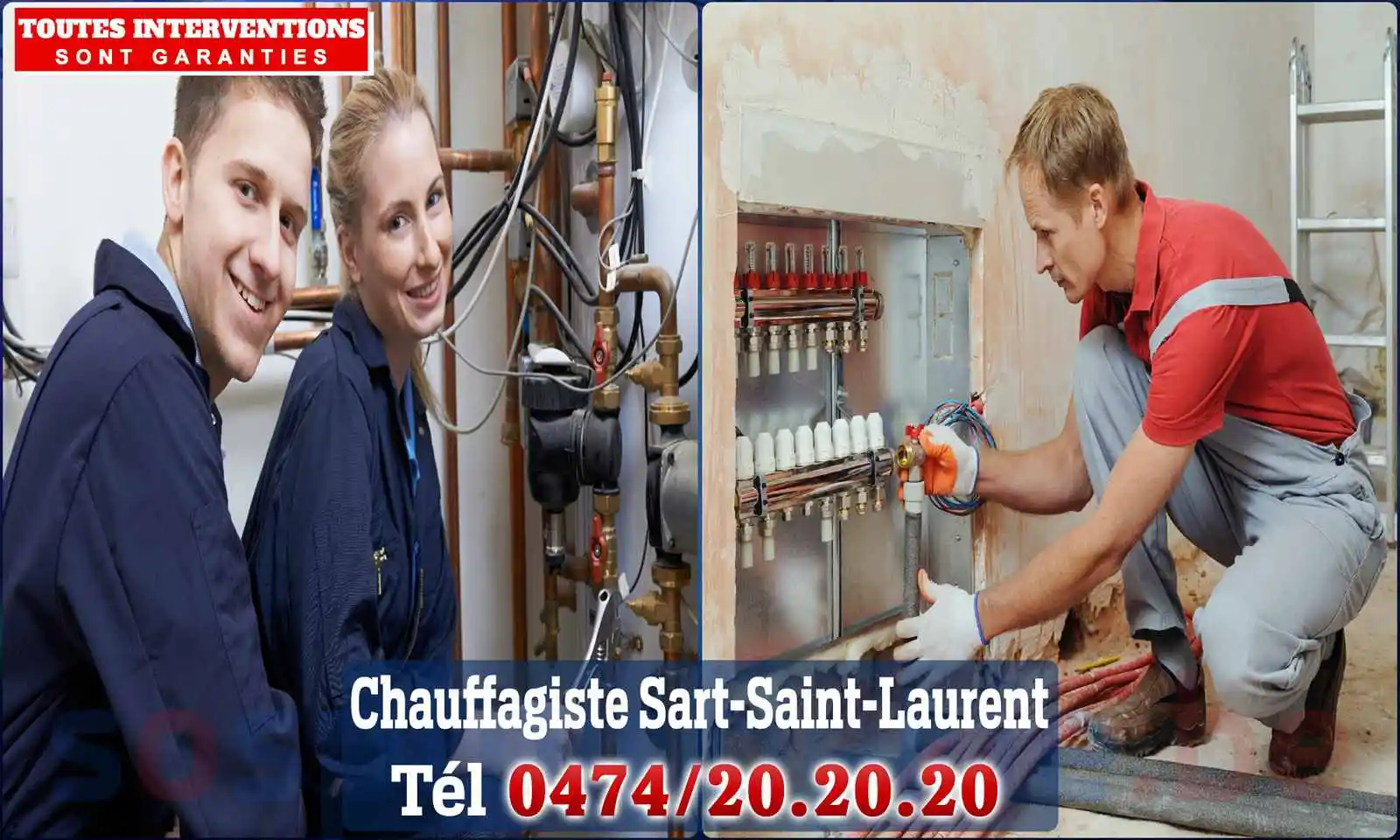 Chauffagiste agréé à Sart-Saint-Laurent 5070