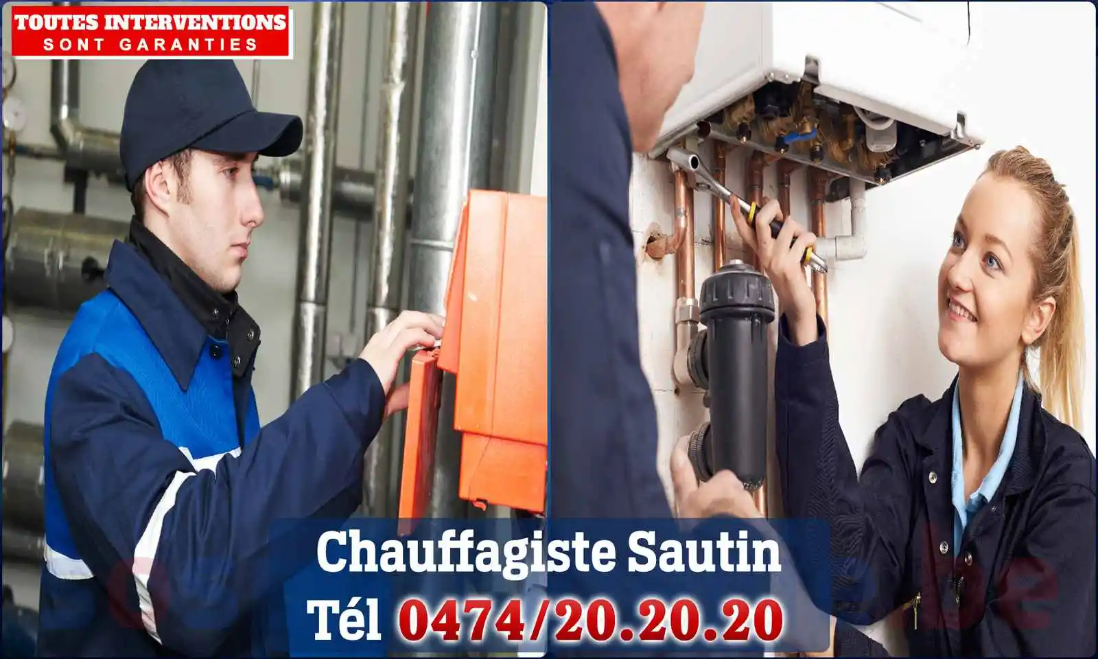 Chauffagiste agréé à Sautin 6470