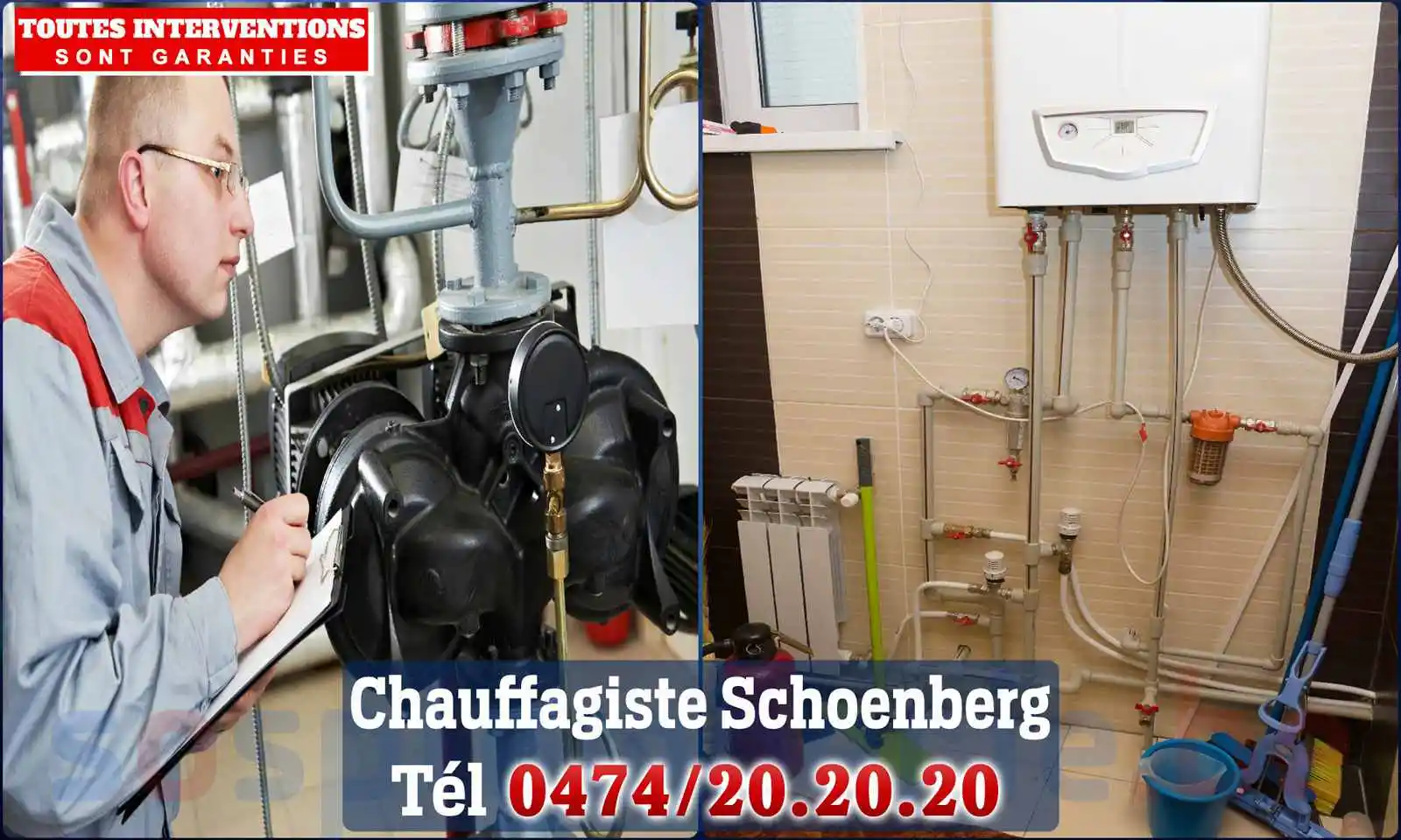 Chauffagiste agréé à Schoenberg 4782