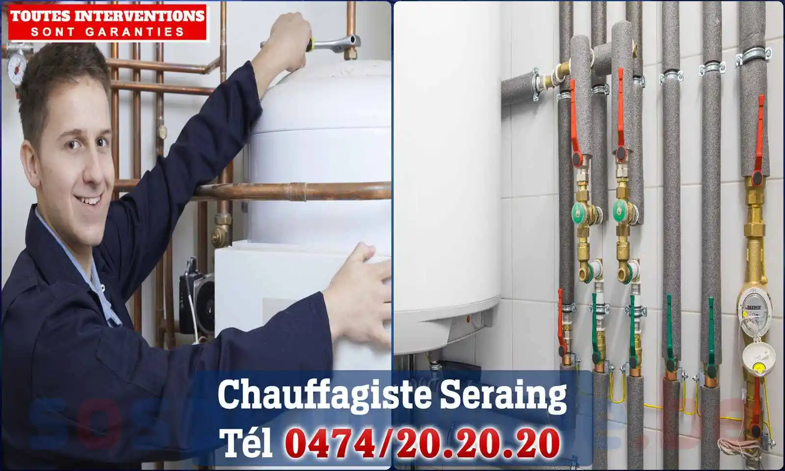 Chauffagiste agréé à Seraing 4100