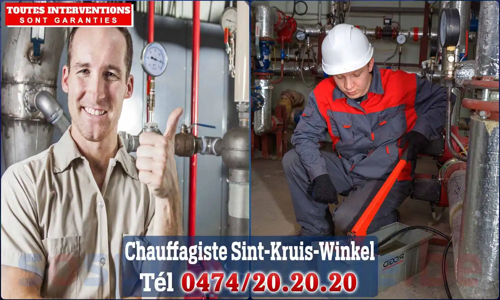 Chauffagiste agréé à Sint-Kruis-Winkel 9042