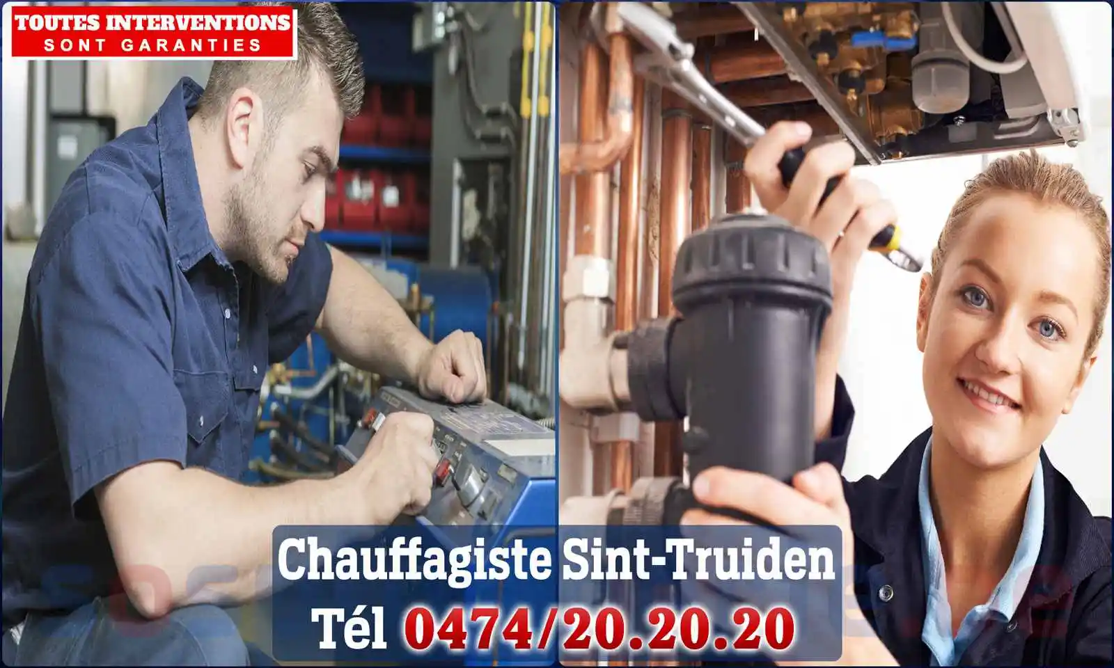 Chauffagiste agréé à Sint-Truiden 3800
