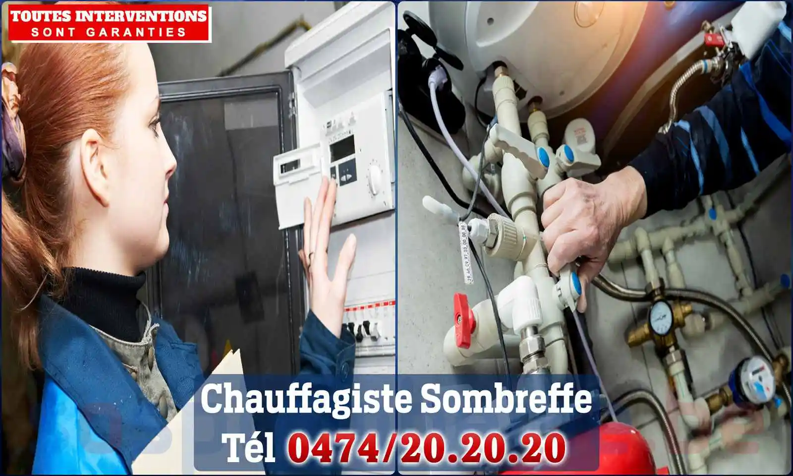Chauffagiste agréé à Sombreffe 5140