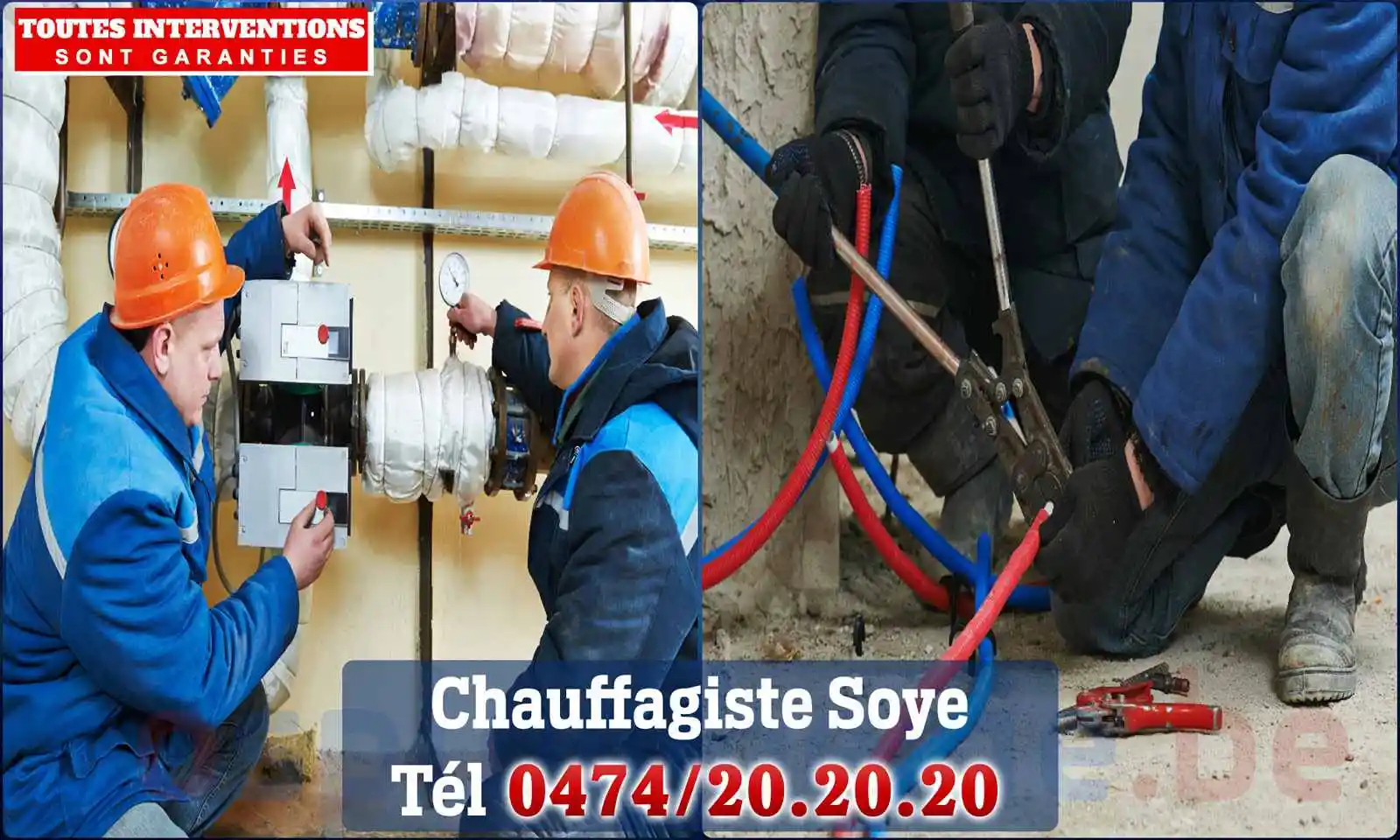 Chauffagiste agréé à Soye 5150