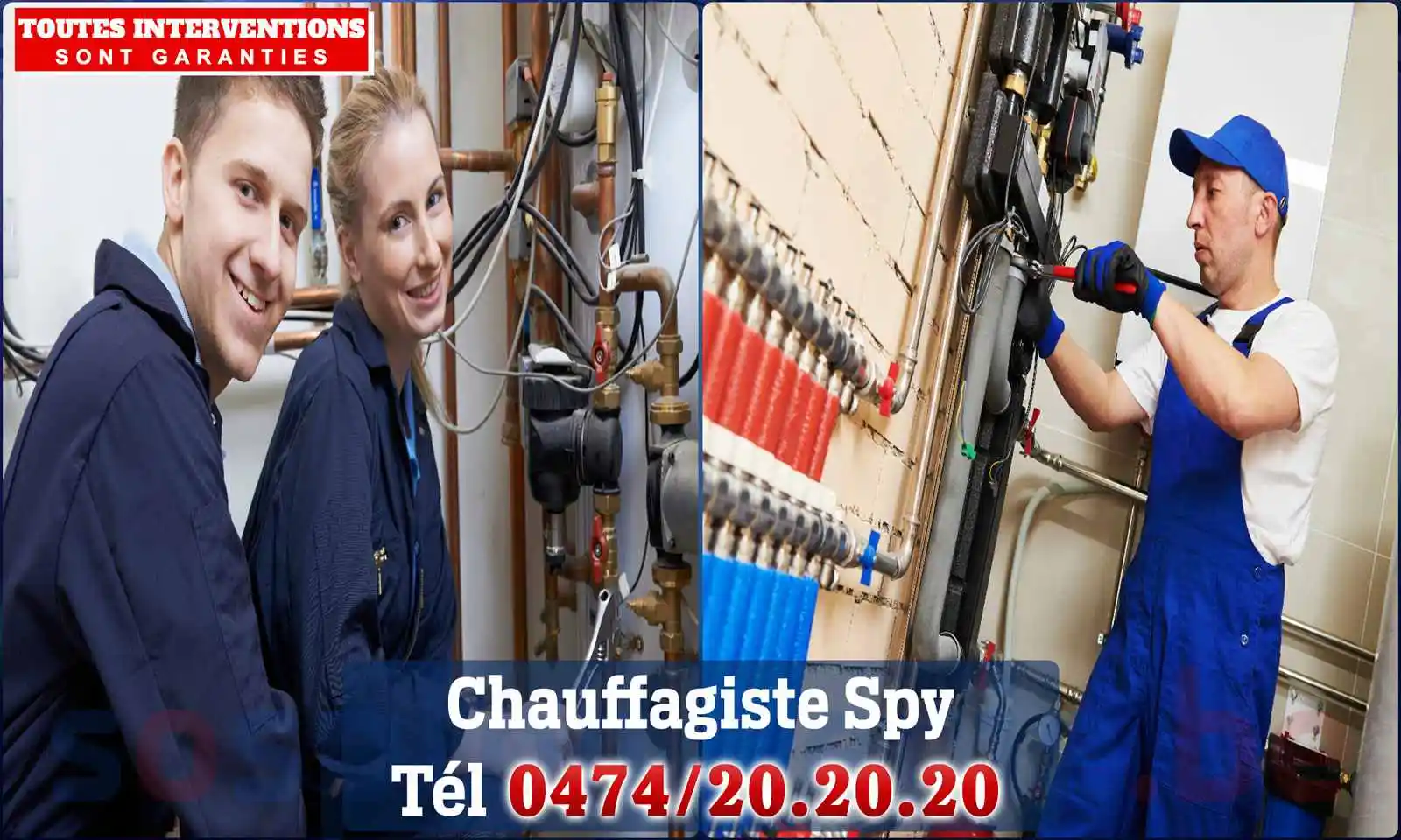 Chauffagiste agréé à Spy 5190
