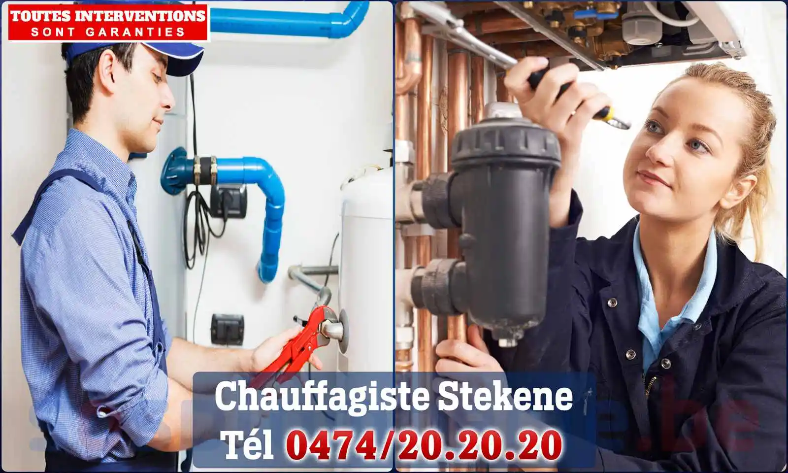 Chauffagiste agréé à Stekene 9190