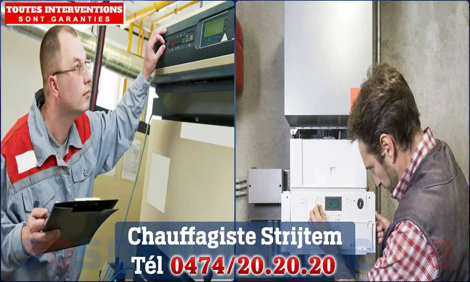 Chauffagiste agréé à Strijtem 1760