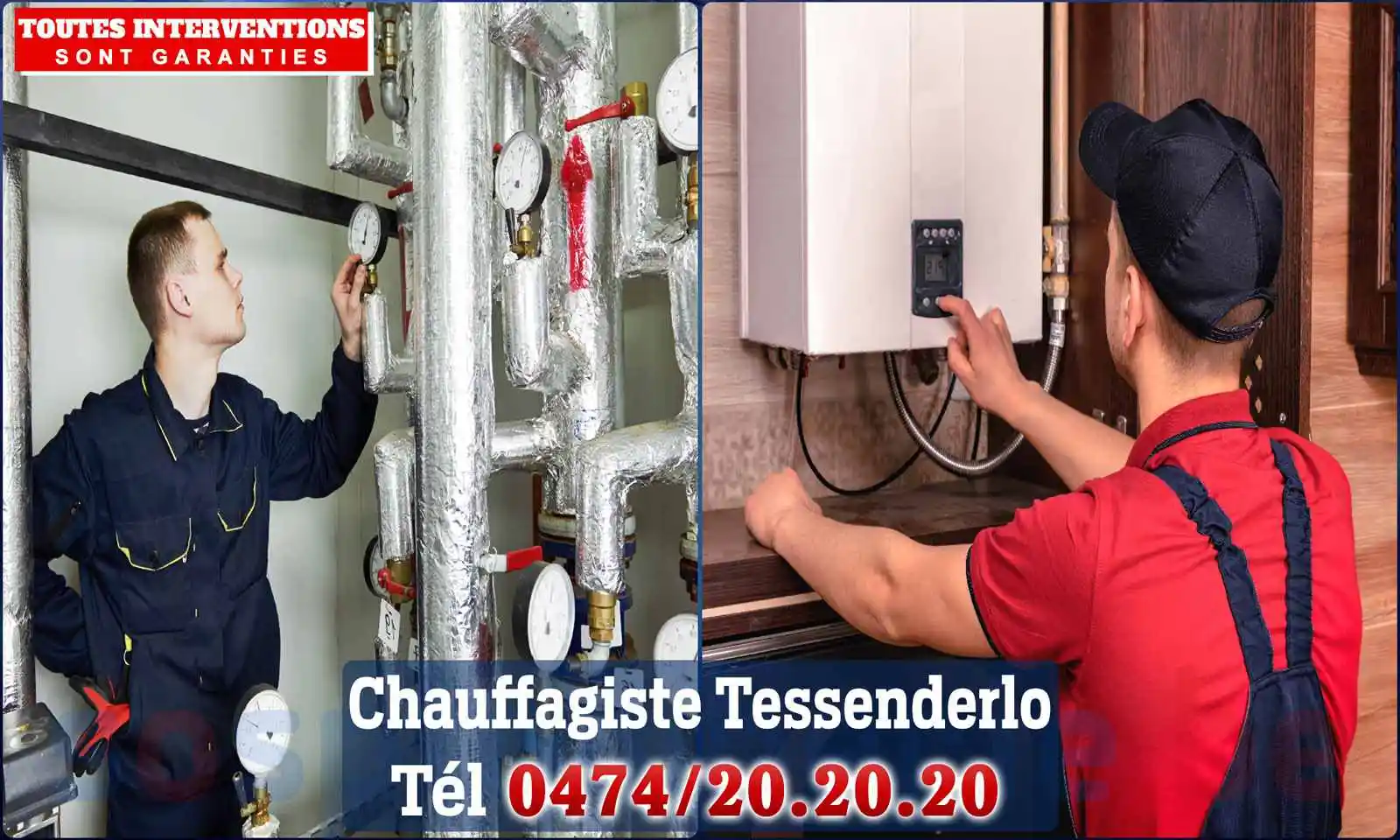 Chauffagiste agréé à Tessenderlo 3980