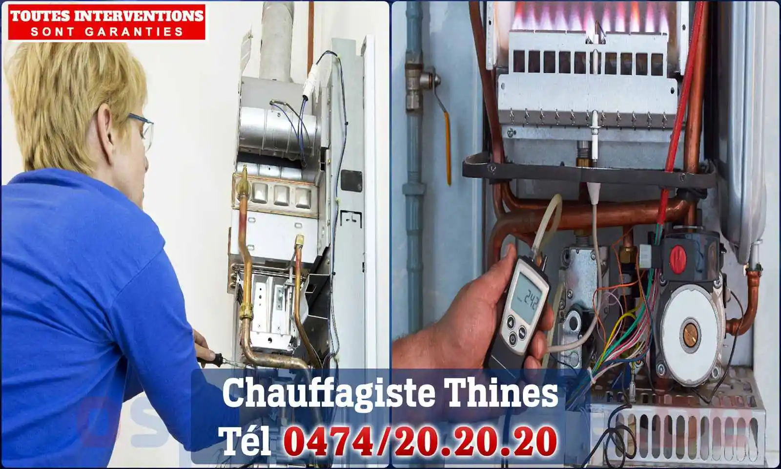 Chauffagiste agréé à Thines 1402