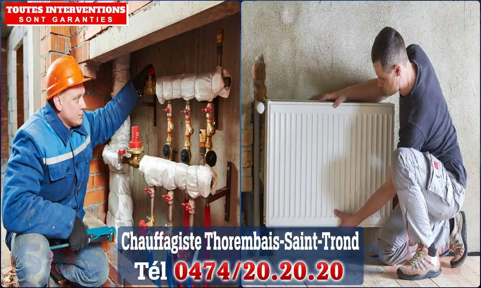 Chauffagiste agréé à Thorembais-Saint-Trond 1360
