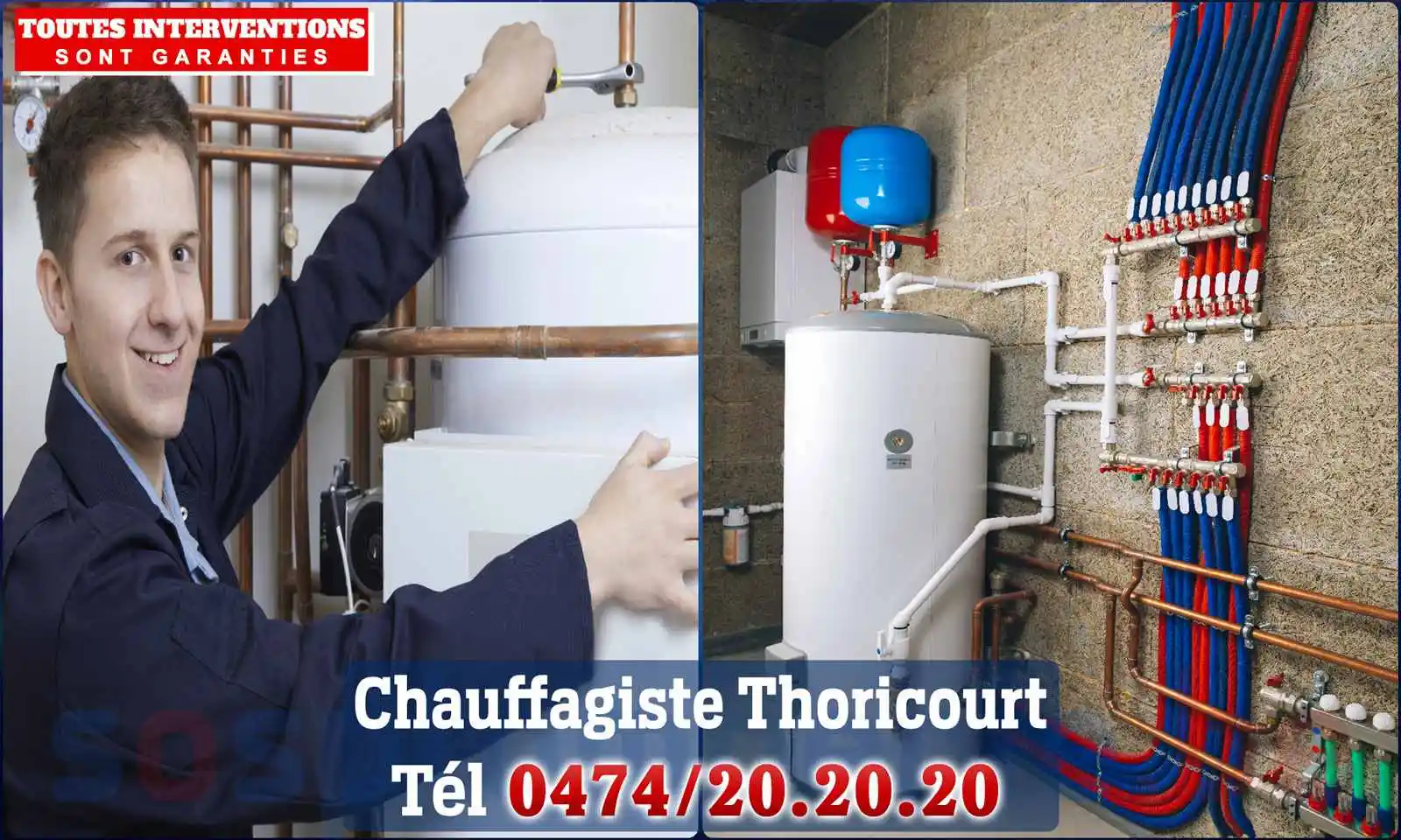 Chauffagiste agréé à Thoricourt 7830