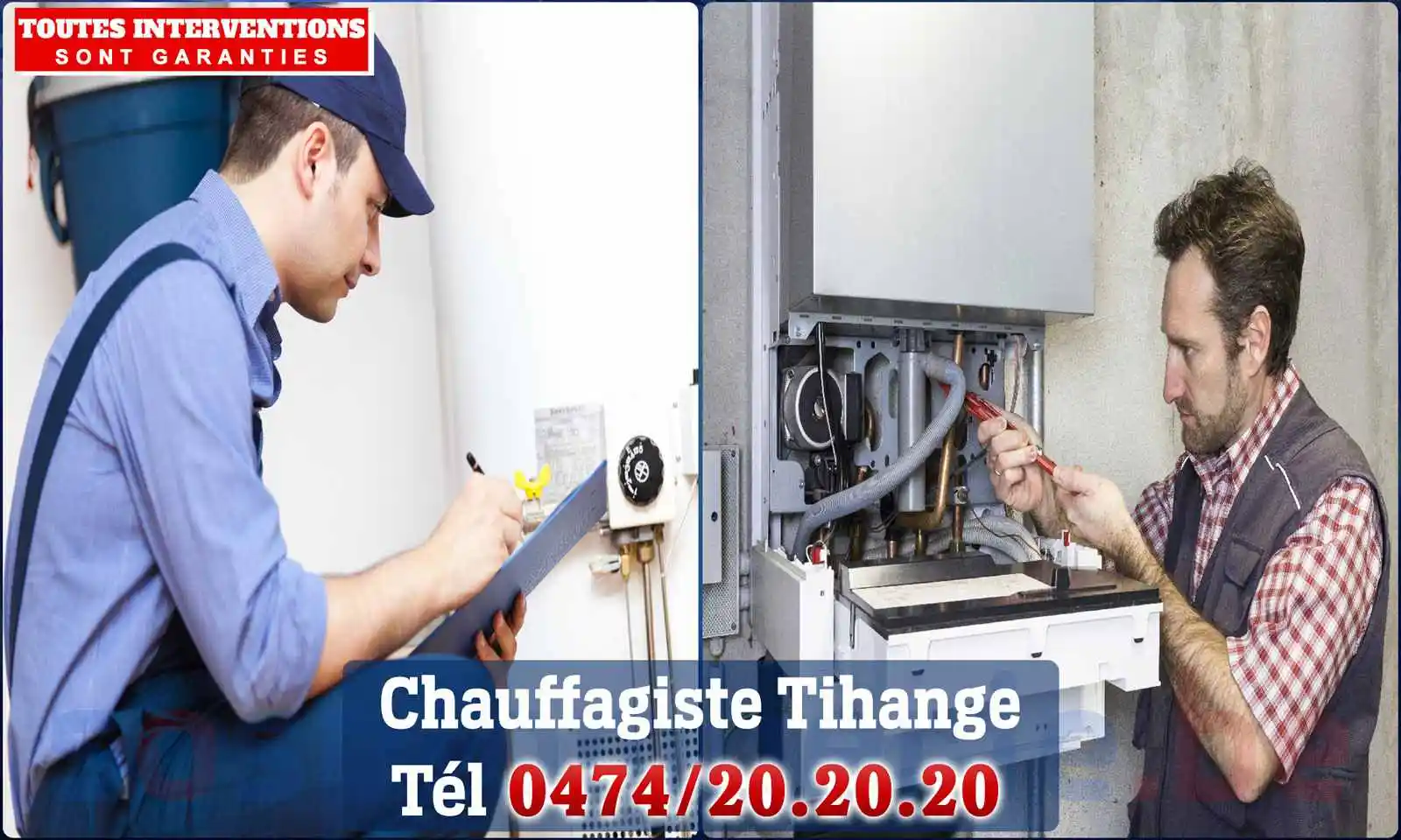 Chauffagiste agréé à Tihange 4500