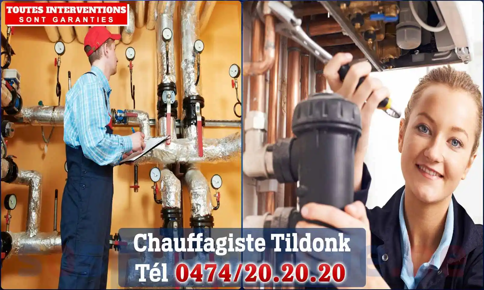 Chauffagiste agréé à Tildonk 3150