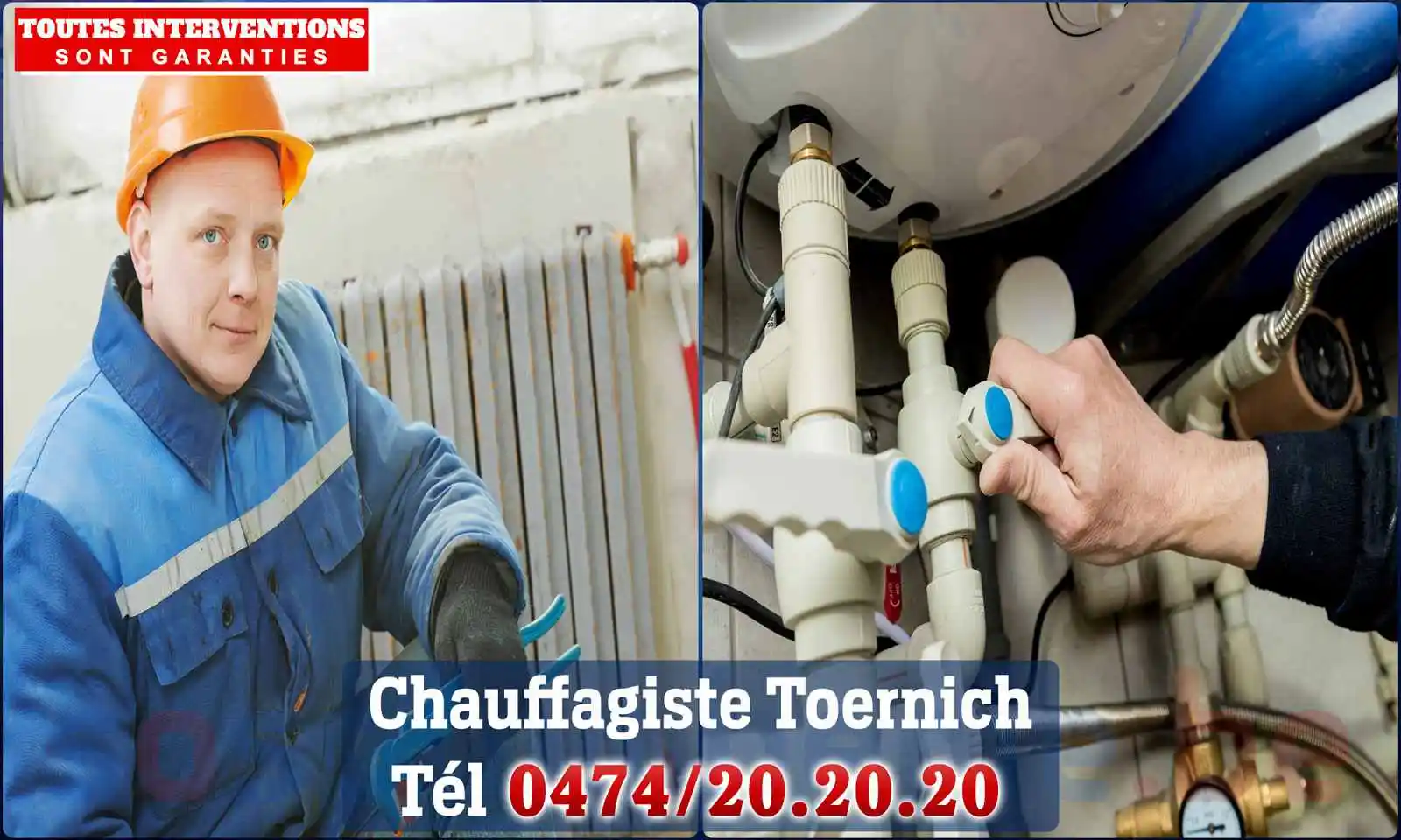 Chauffagiste agréé à Toernich 6700