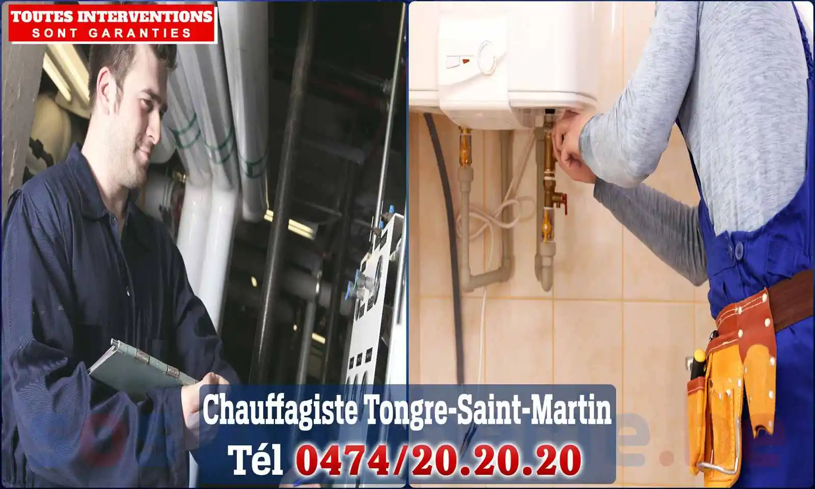 Chauffagiste agréé à Tongre-Saint-Martin 7950