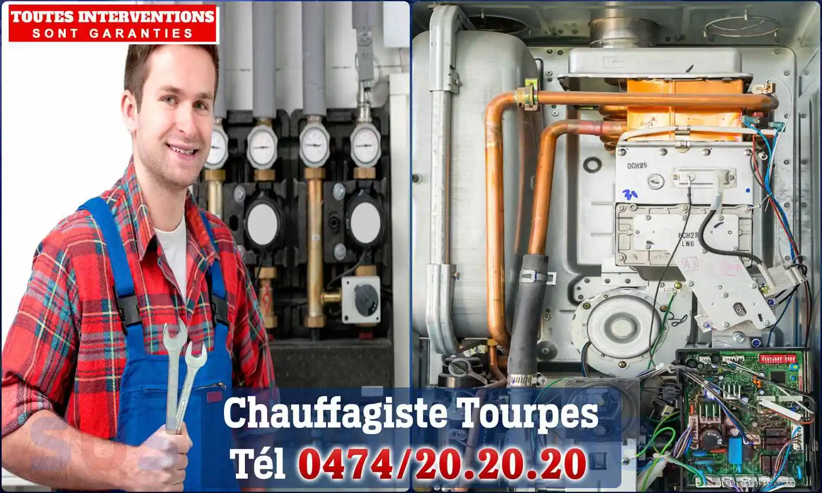 Chauffagiste agréé à Tourpes 7904