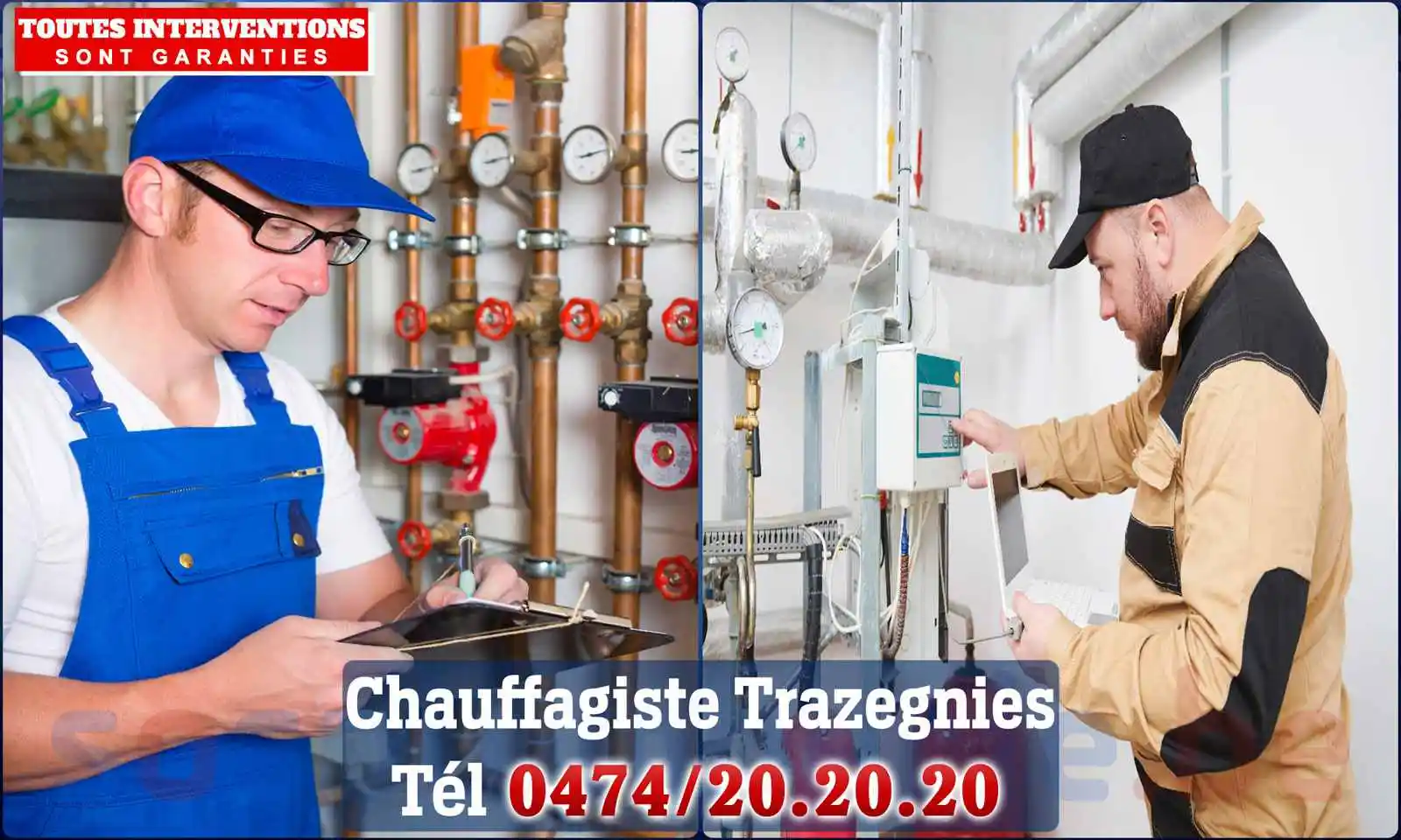 Chauffagiste agréé à Trazegnies 6183