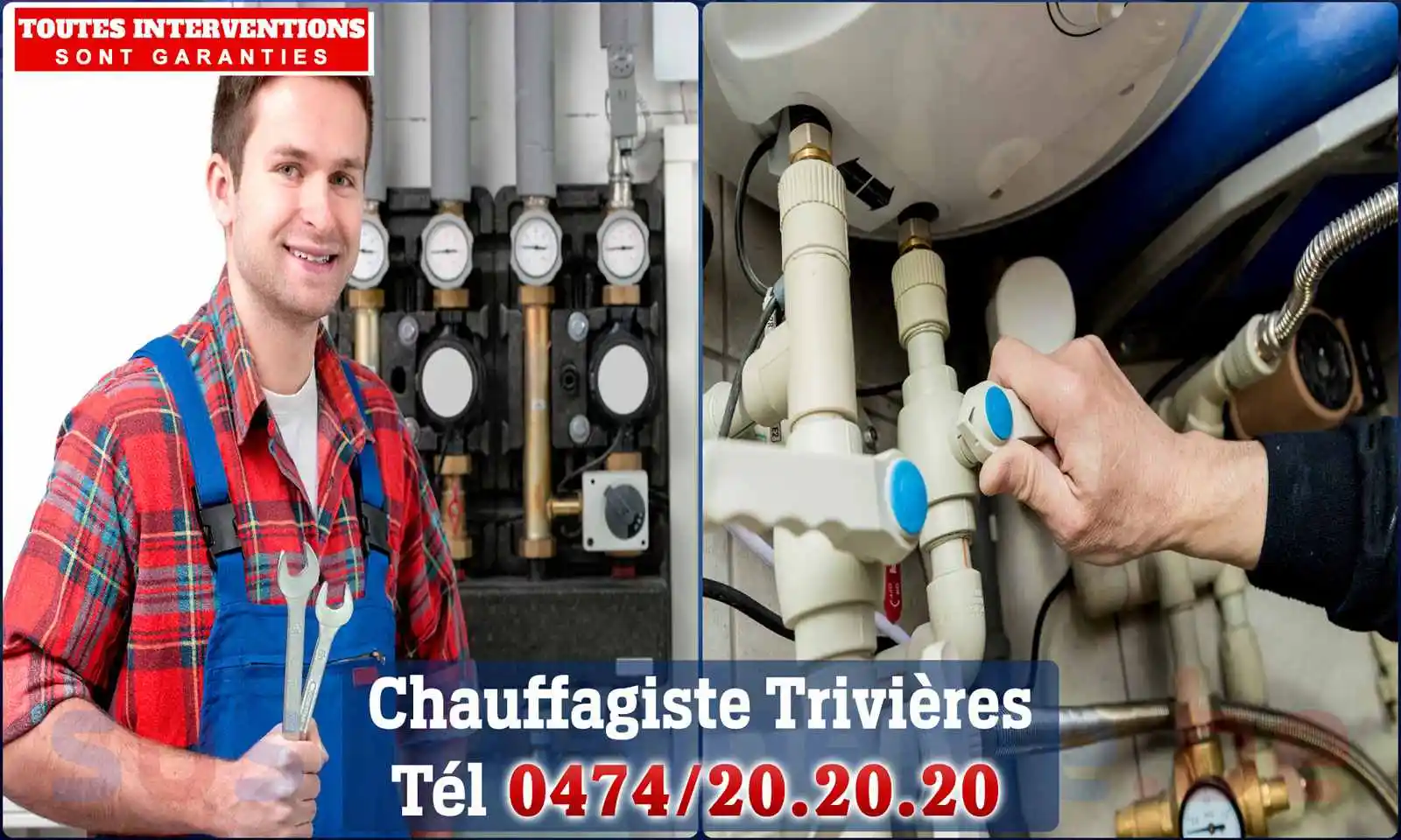 Chauffagiste agréé à Trivières 7110