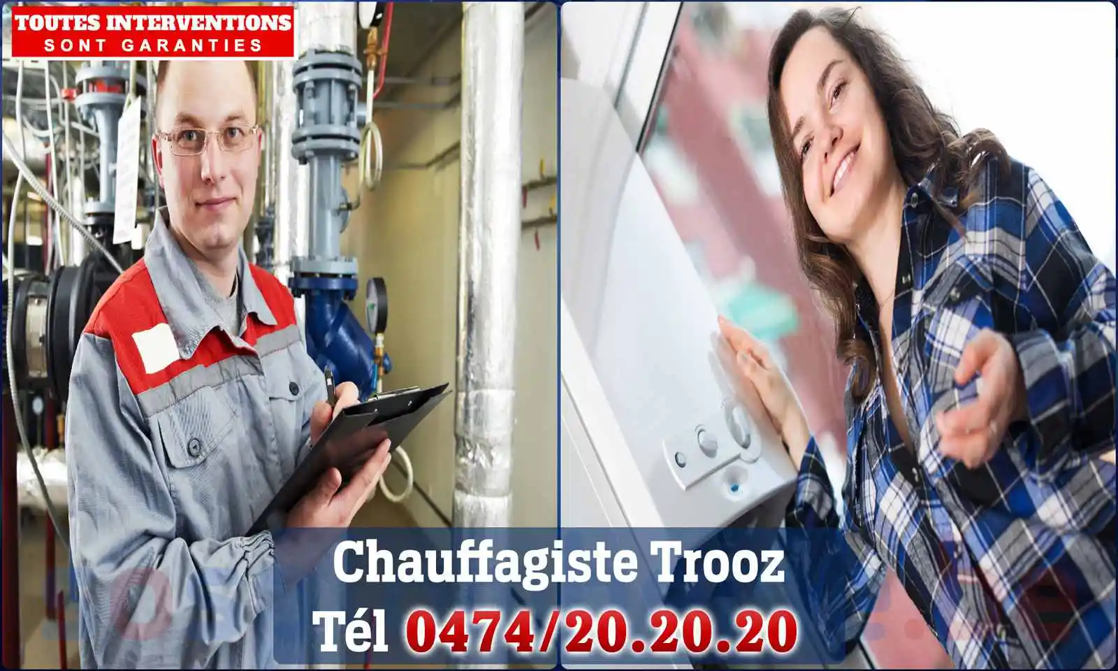 Chauffagiste agréé à Trooz 4870